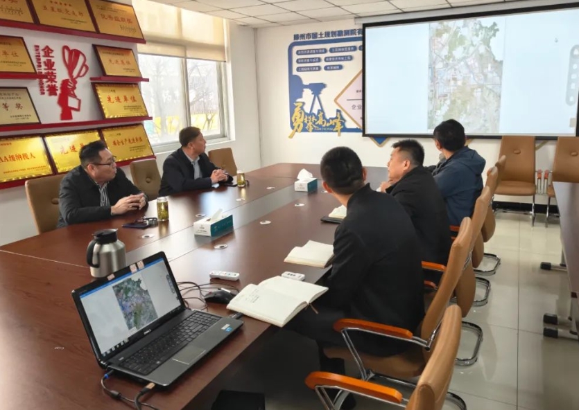 市經(jīng)濟(jì)技術(shù)開發(fā)區(qū)到勘測院公司調(diào)研